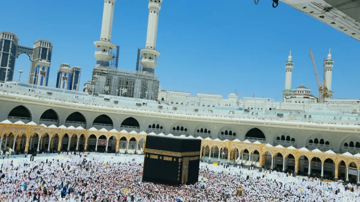 الكعبة — رسم توضيحي إسلامي